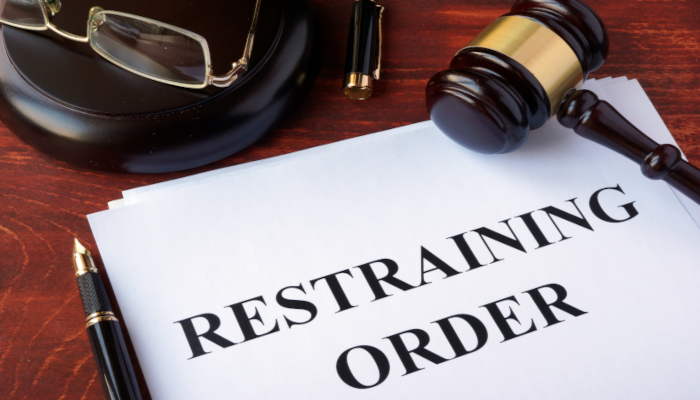 Restraining order also known as a full order of protecting
